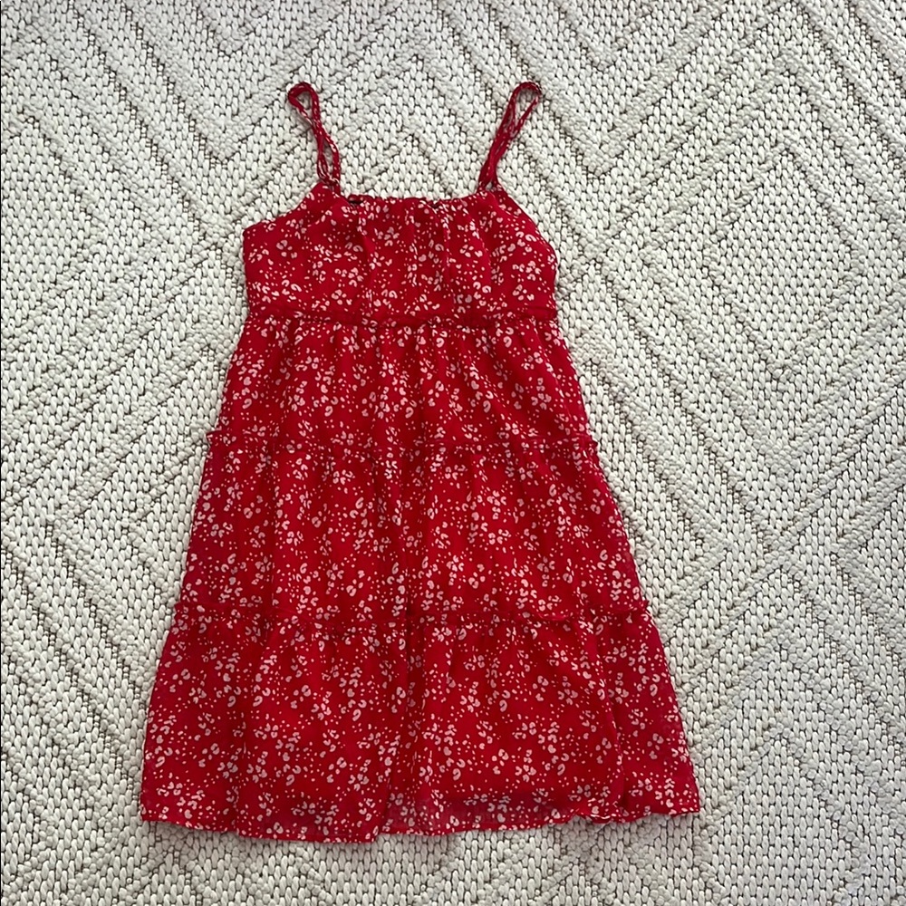 Red Floral Sundress